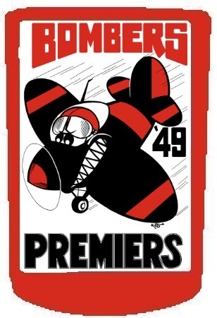 1949 Essendon Prem Stubby Holder FREE POST